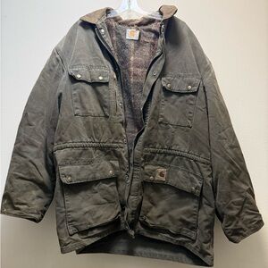 Carhartt Men's Dark Olive Field Jacket